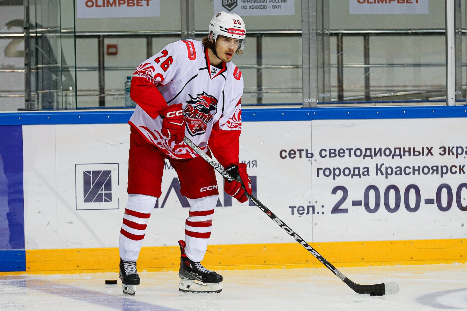 Степан Урулин провёл 100-й матч в ВХЛ